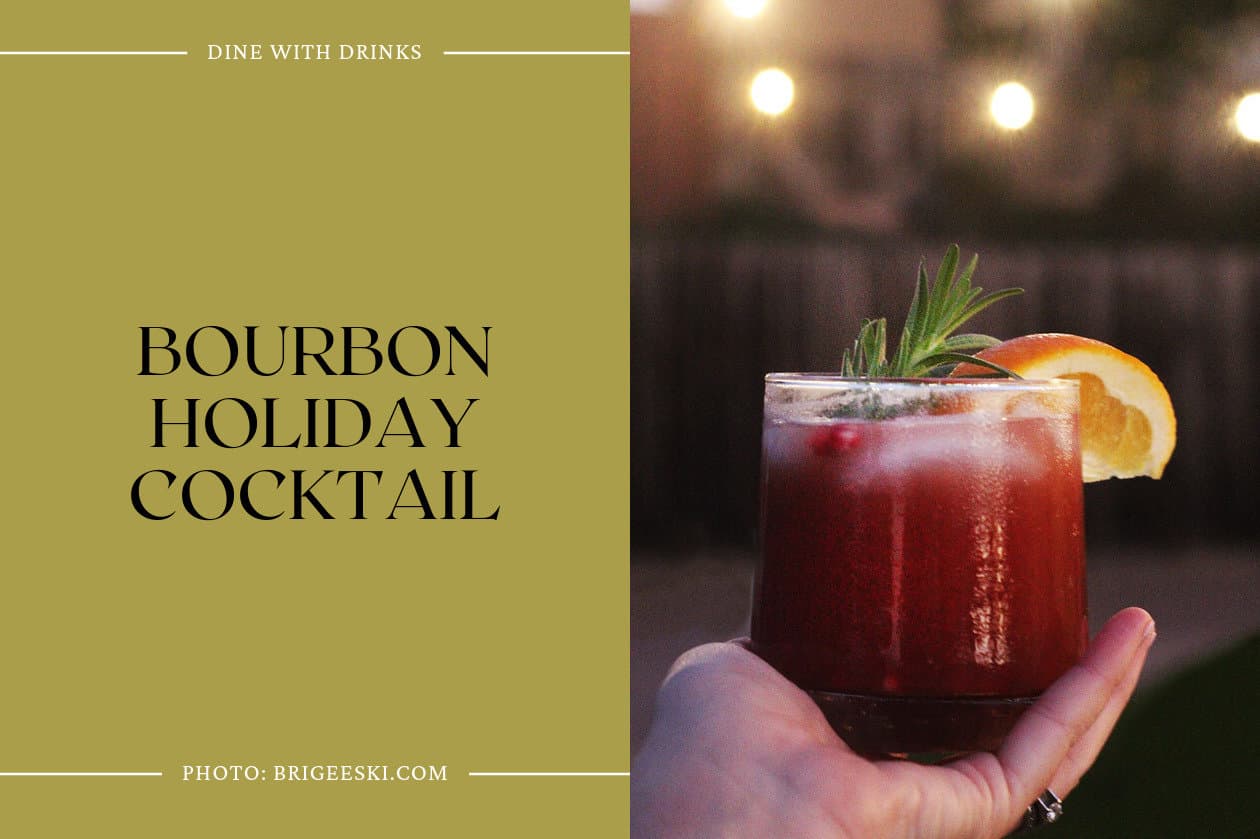 Bourbon Holiday Cocktail