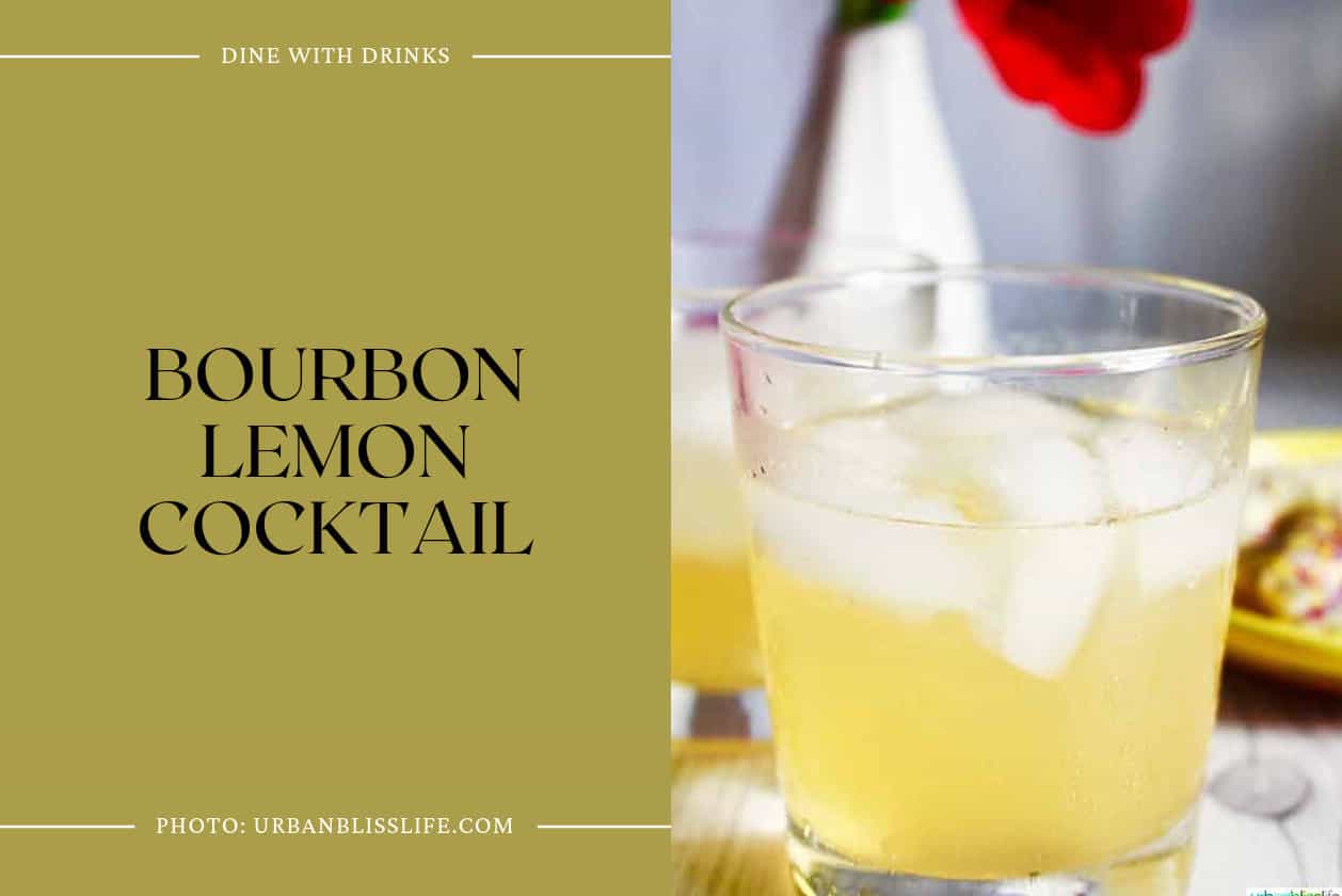 Bourbon Lemon Cocktail