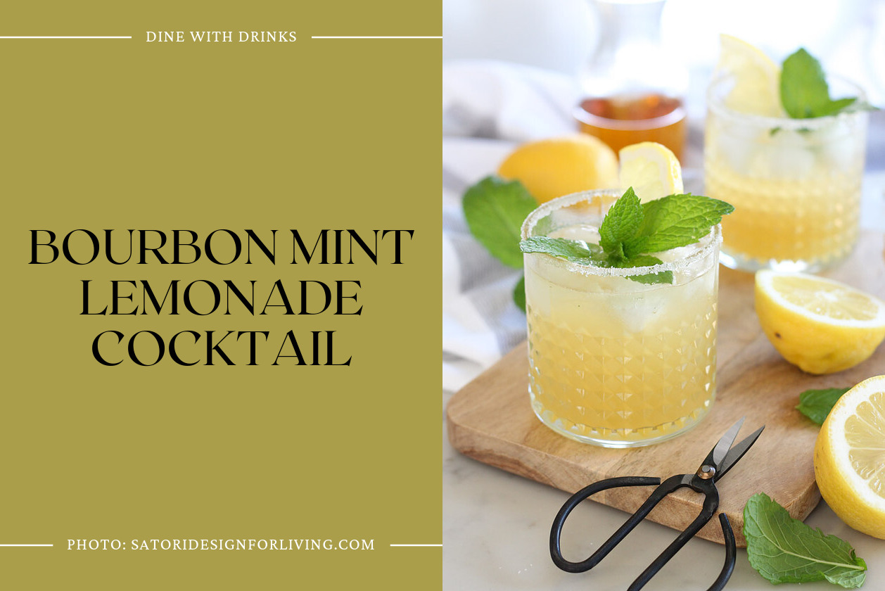 Bourbon Mint Lemonade Cocktail