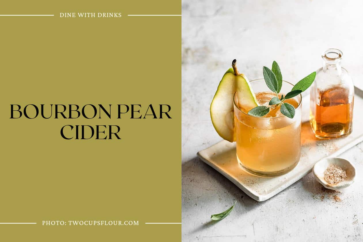 Bourbon Pear Cider