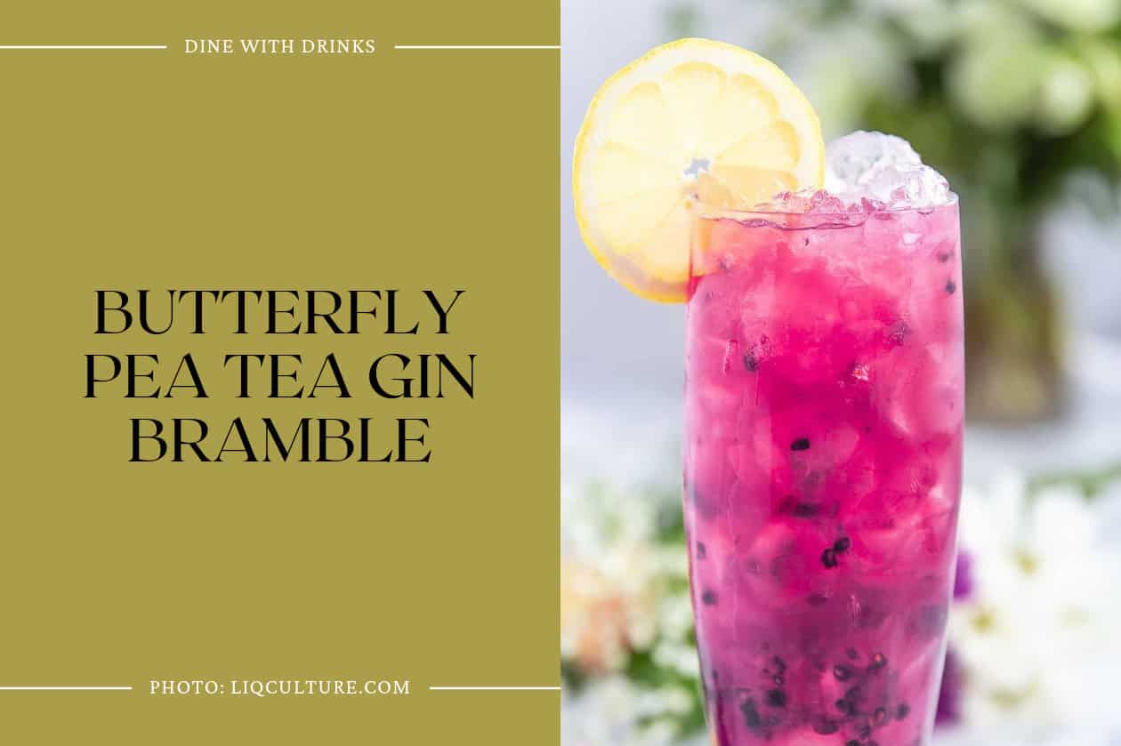 Butterfly Pea Tea Gin Bramble