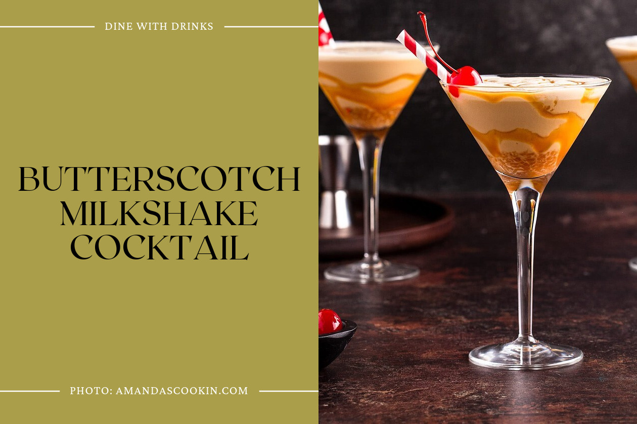 Butterscotch Milkshake Cocktail