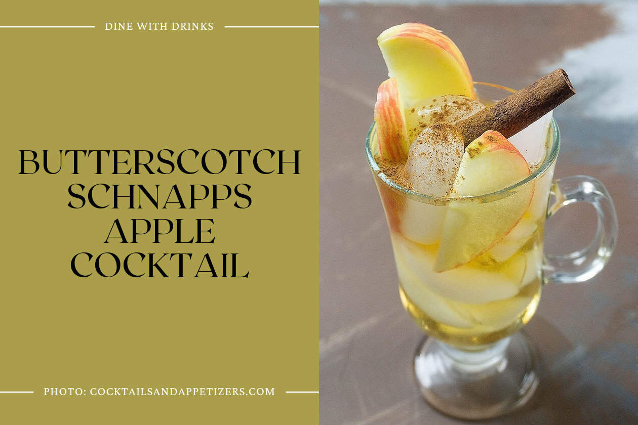 Butterscotch Schnapps Apple Cocktail