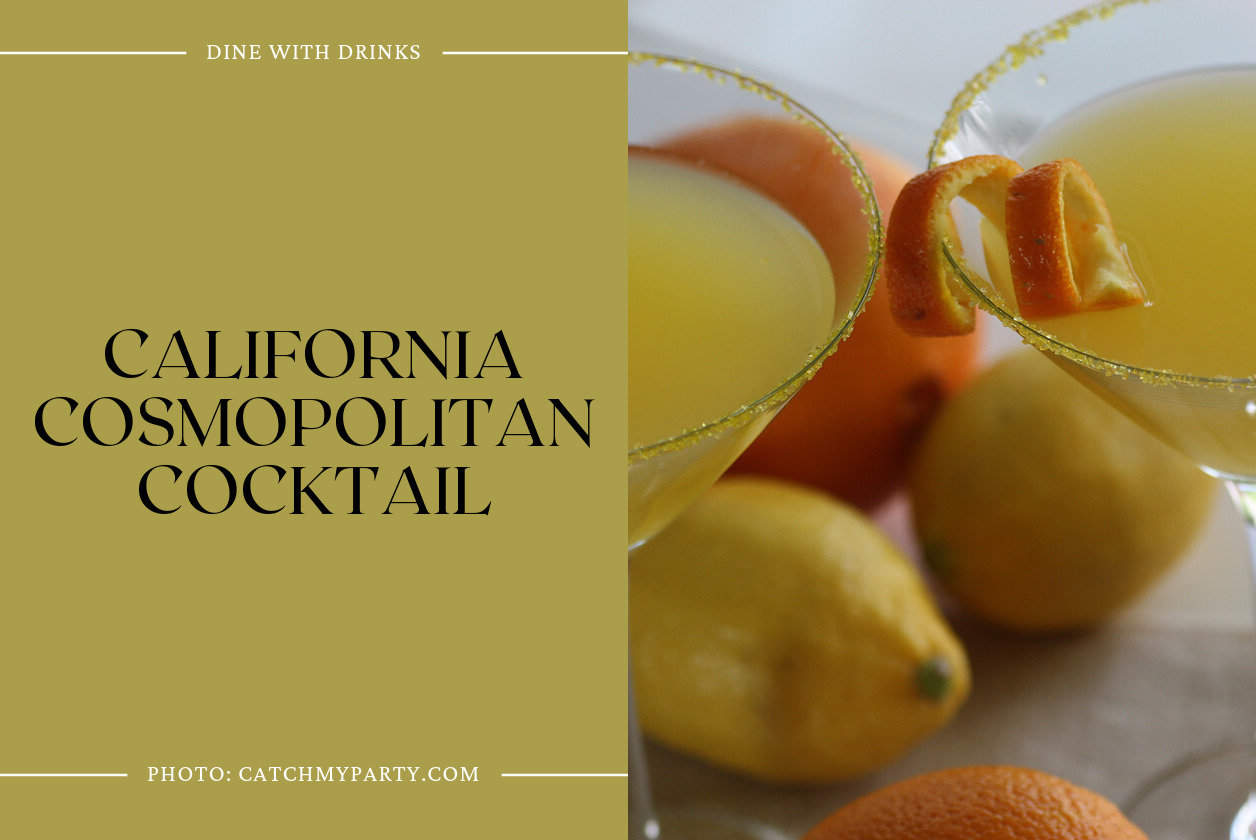 California Cosmopolitan Cocktail