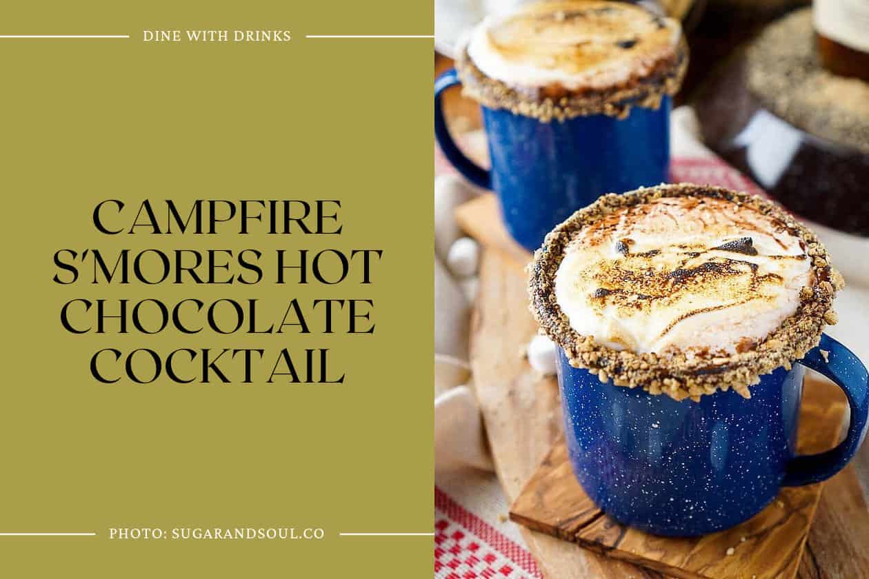 Campfire S'mores Hot Chocolate Cocktail