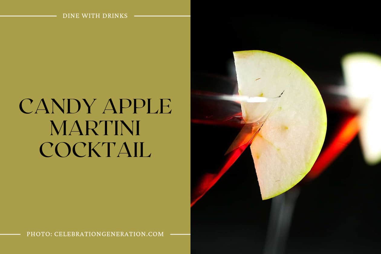 Candy Apple Martini Cocktail