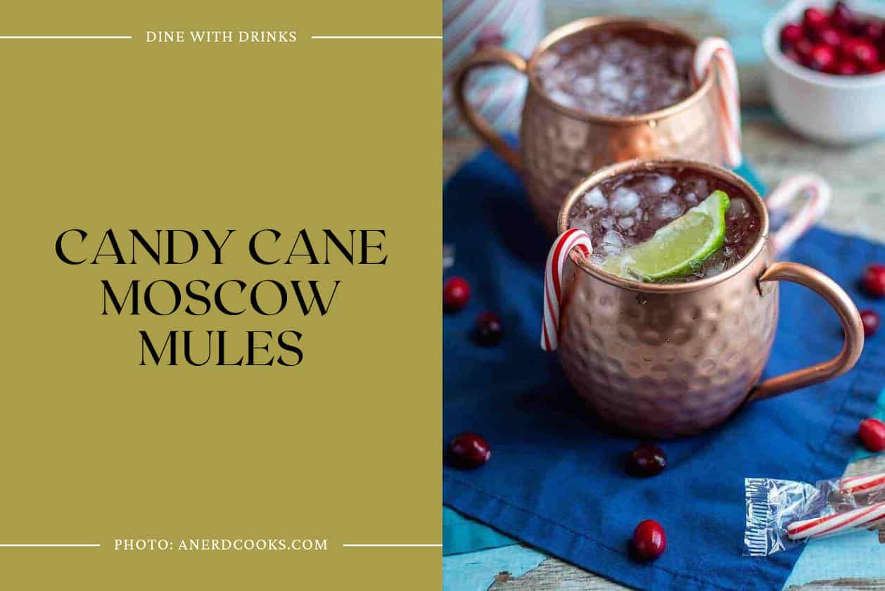 Candy Cane Moscow Mules