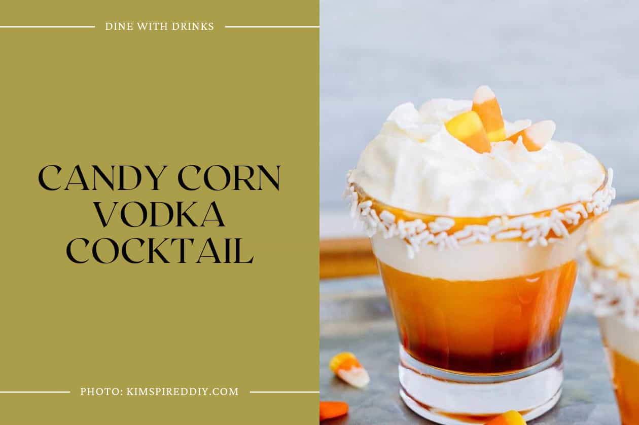 Candy Corn Vodka Cocktail