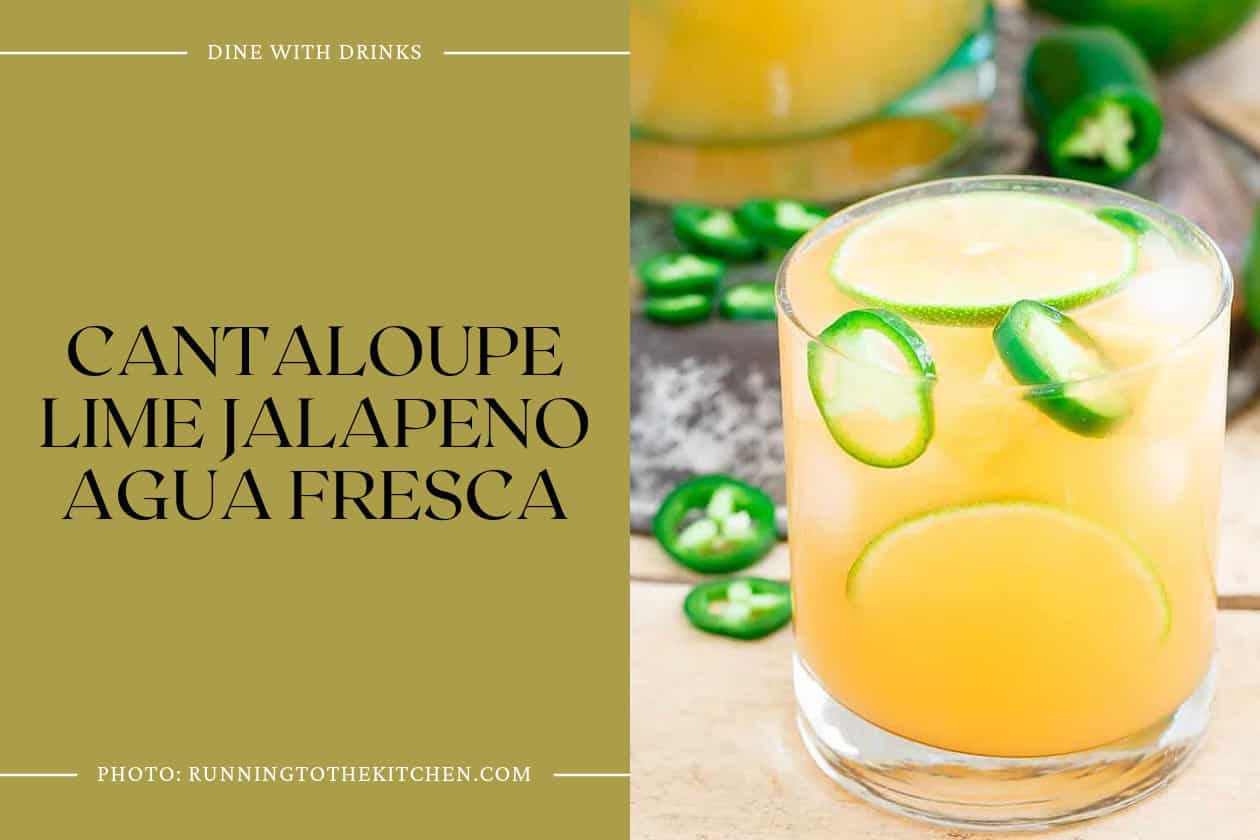 Cantaloupe Lime Jalapeno Agua Fresca
