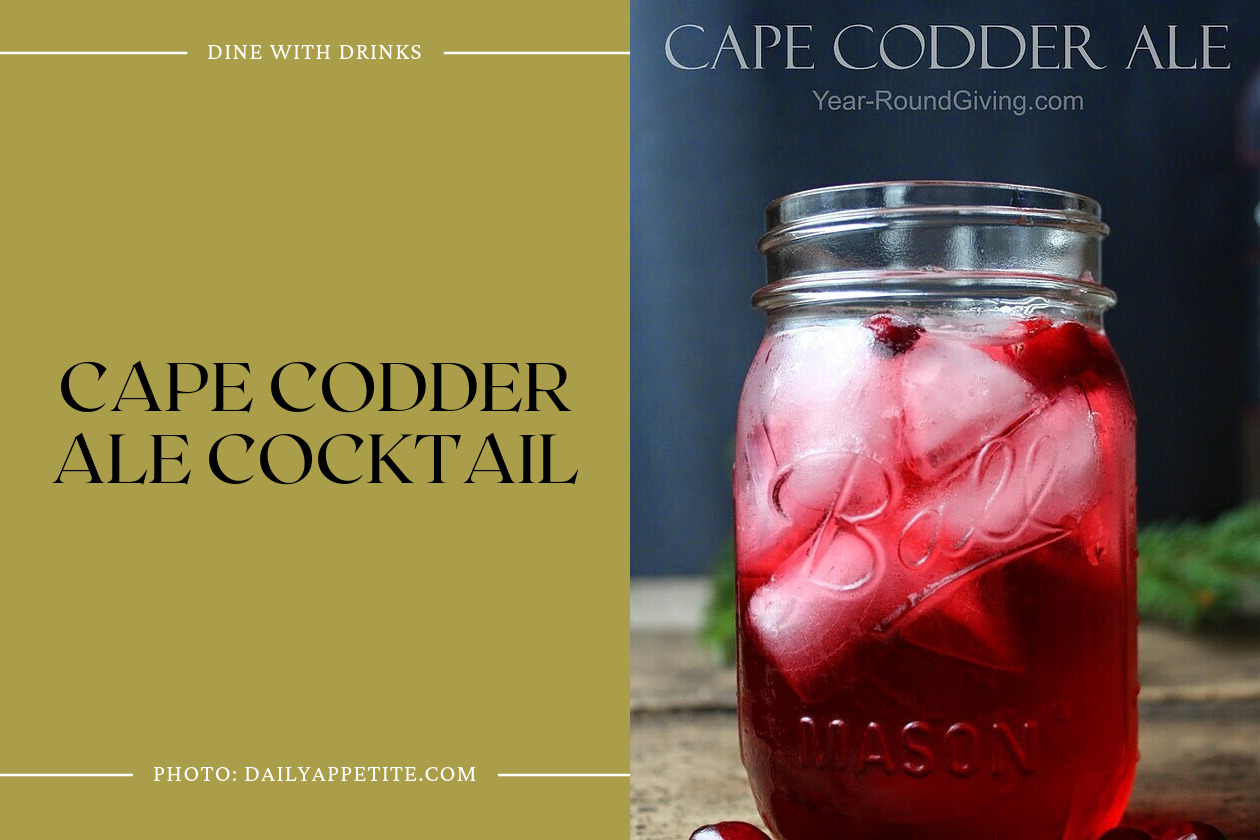 Cape Codder Ale Cocktail