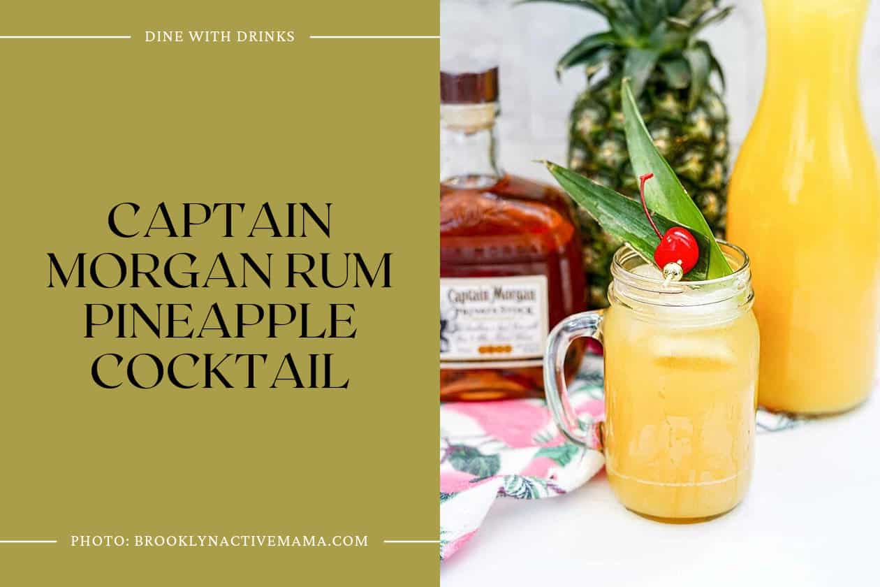 Captain Morgan Rum Pineapple Cocktail