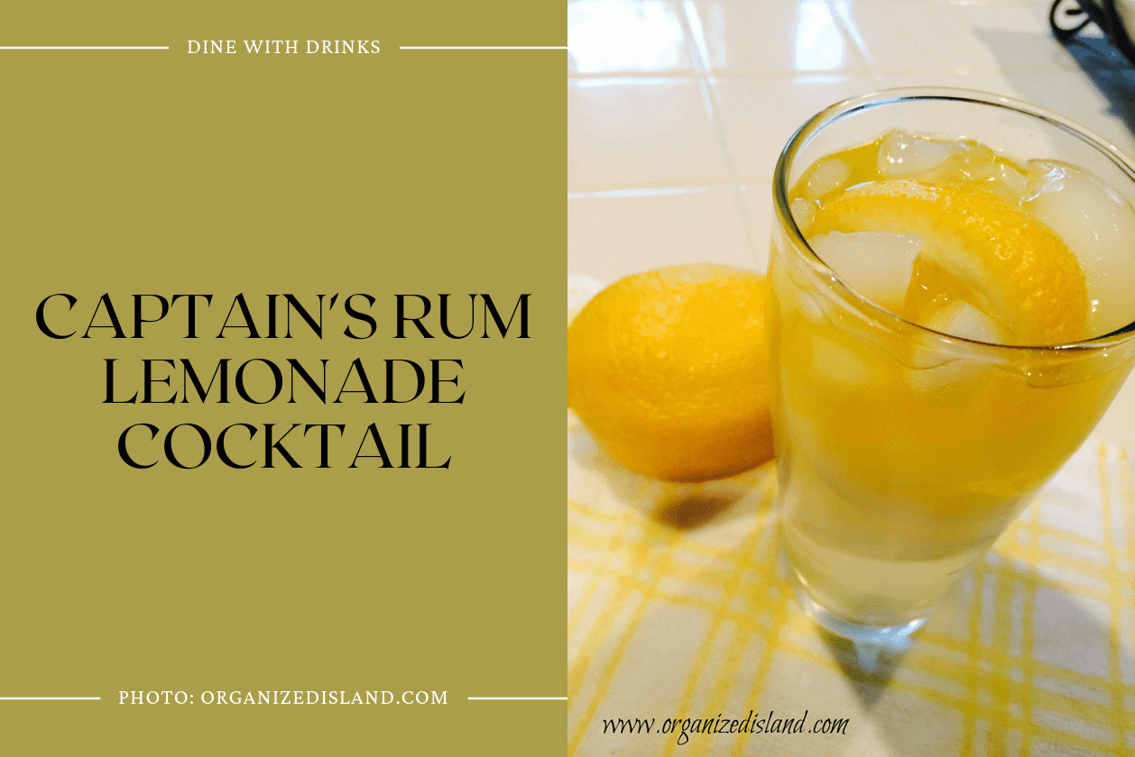 Captain's Rum Lemonade Cocktail