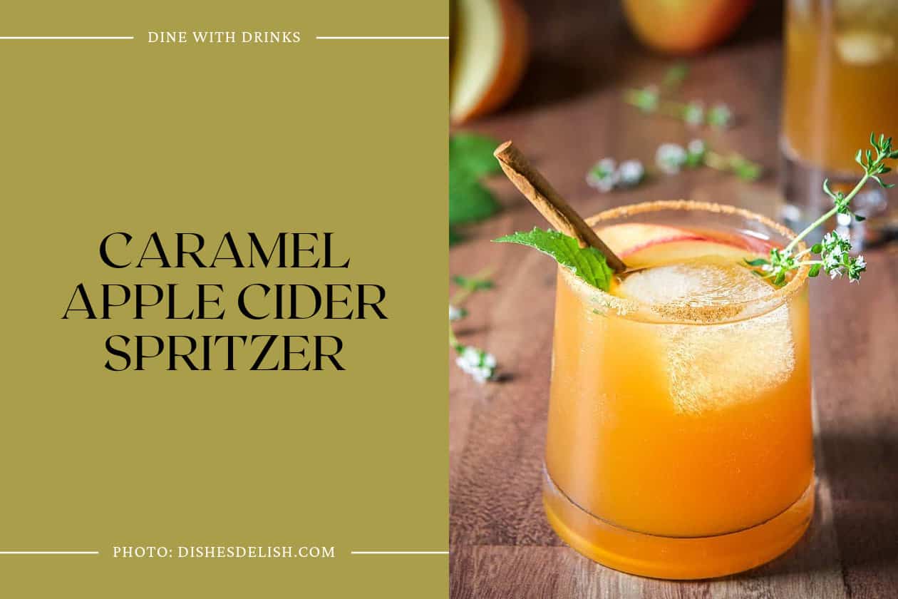 Caramel Apple Cider Spritzer