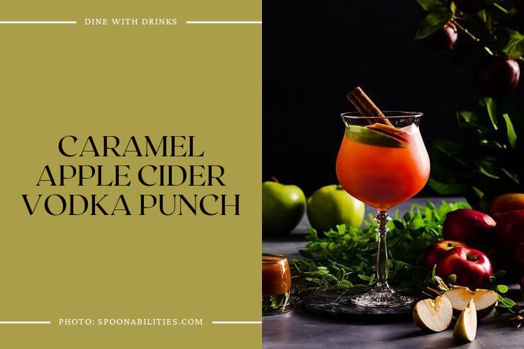 Caramel Apple Cider Vodka Punch