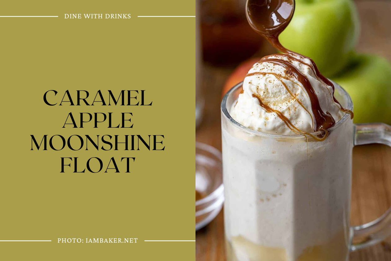 Caramel Apple Moonshine Float