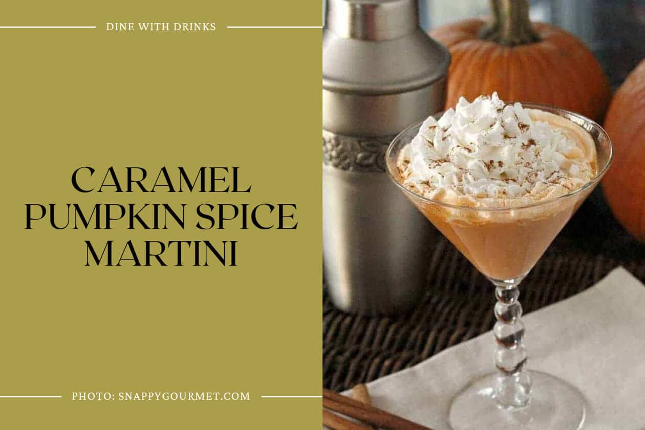 Caramel Pumpkin Spice Martini
