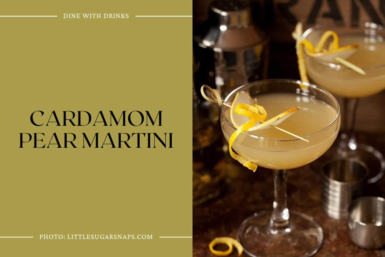Cardamom Pear Martini