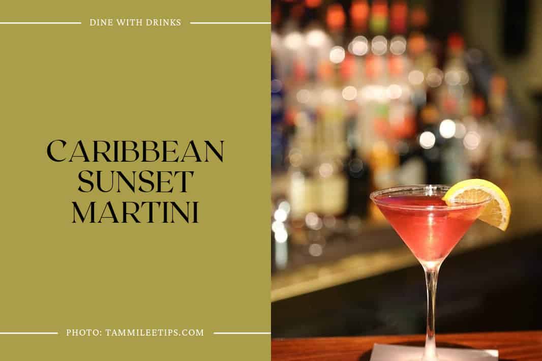 Caribbean Sunset Martini
