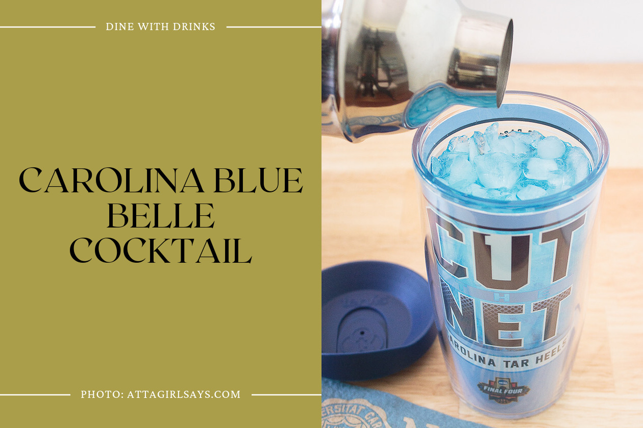 Carolina Blue Belle Cocktail