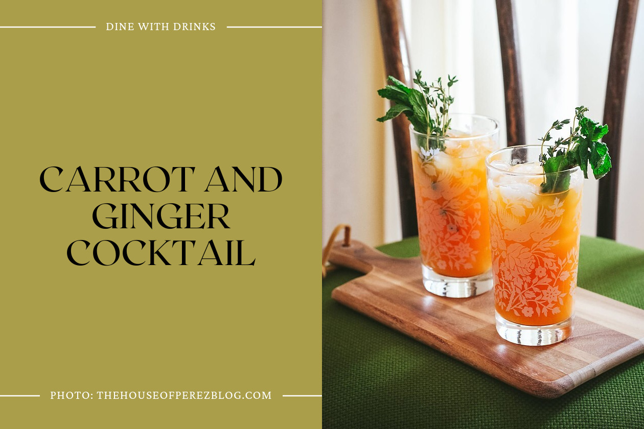 Carrot And Ginger Cocktail
