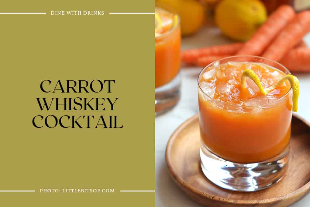 Carrot Whiskey Cocktail