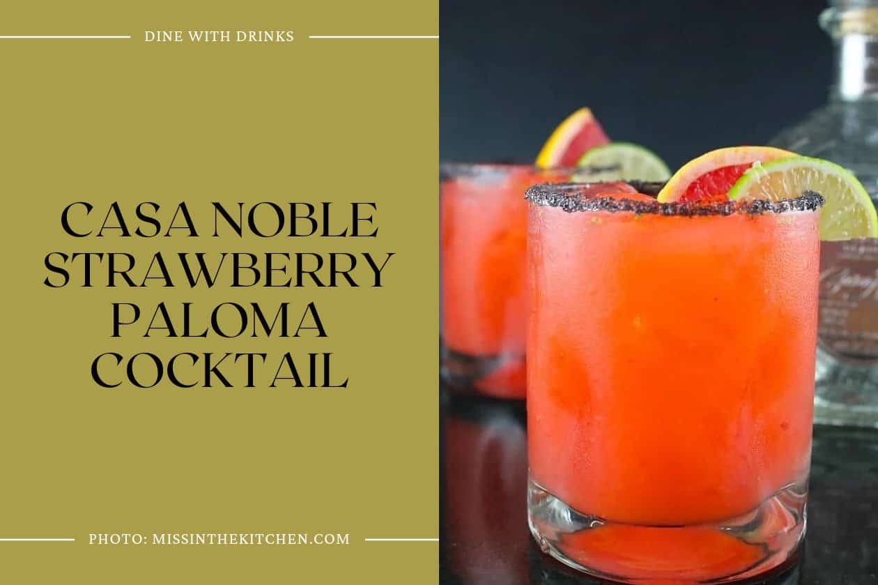 Casa Noble Strawberry Paloma Cocktail