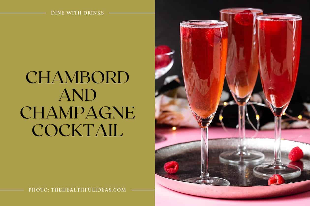 Chambord And Champagne Cocktail