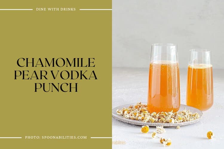 Chamomile Pear Vodka Punch
