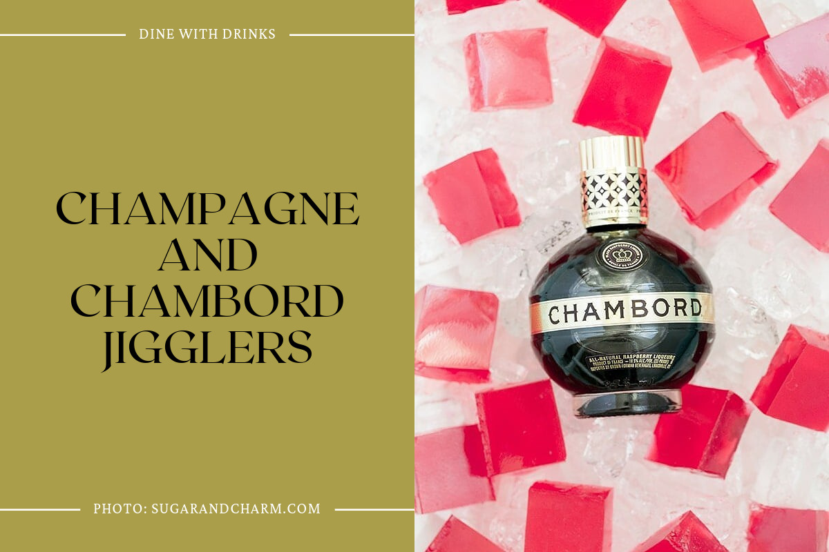 Champagne And Chambord Jigglers