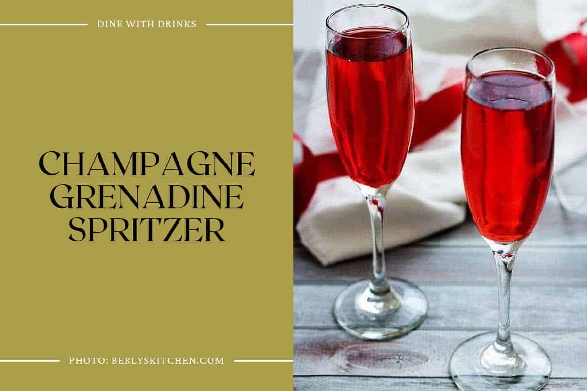 Champagne Grenadine Spritzer