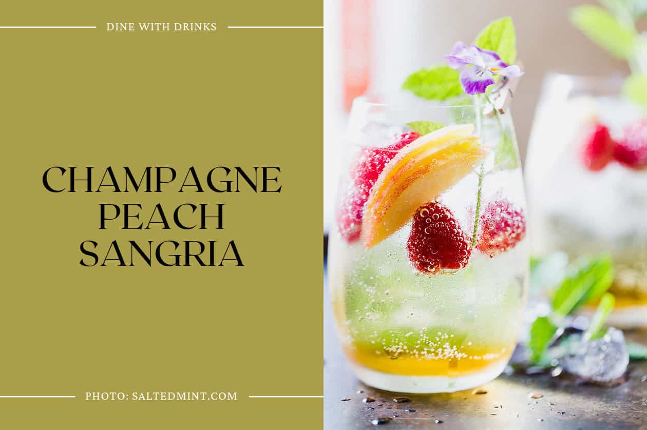 Champagne Peach Sangria