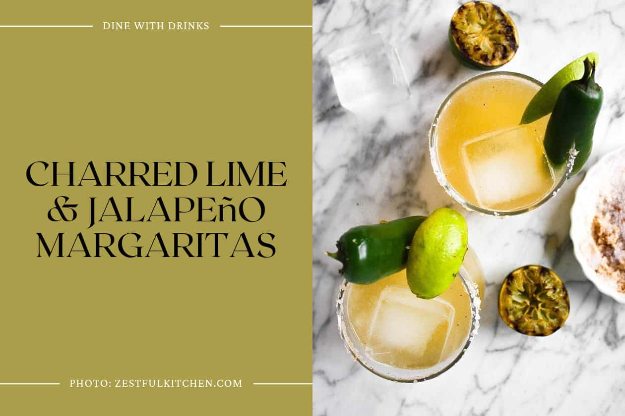 Charred Lime & Jalapeño Margaritas