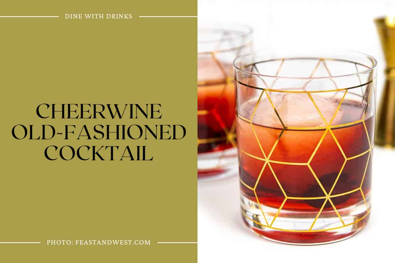 Cheerwine Old-Fashioned Cocktail