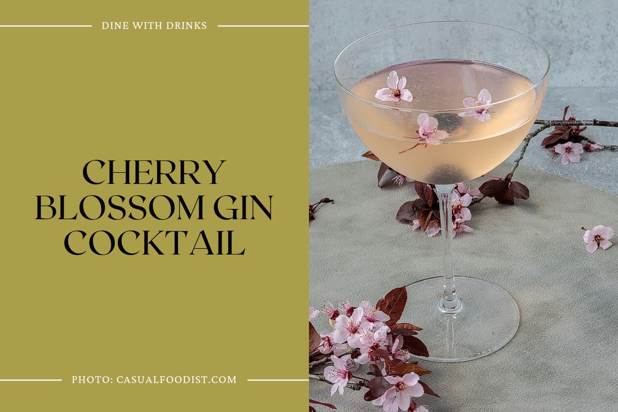 Cherry Blossom Gin Cocktail