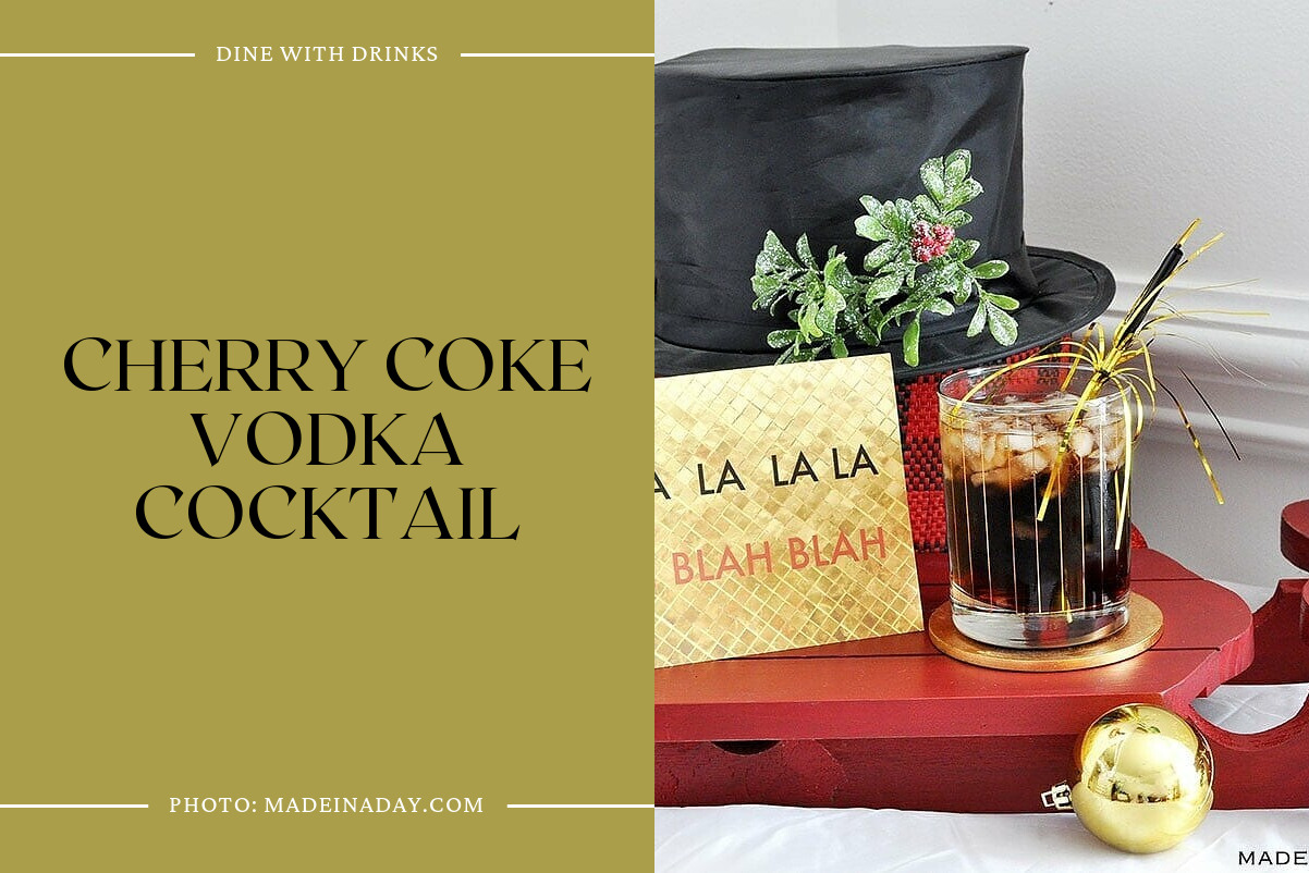 Cherry Coke Vodka Cocktail