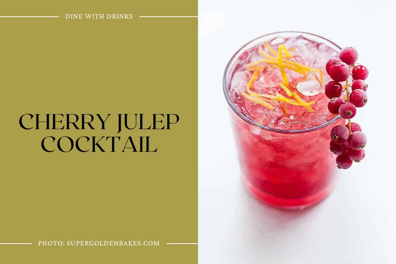 Cherry Julep Cocktail
