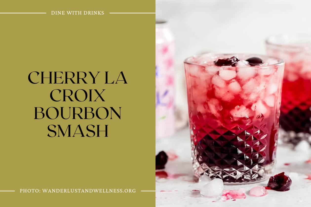Cherry La Croix Bourbon Smash