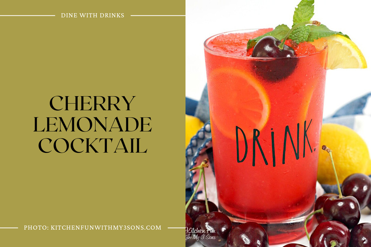Cherry Lemonade Cocktail