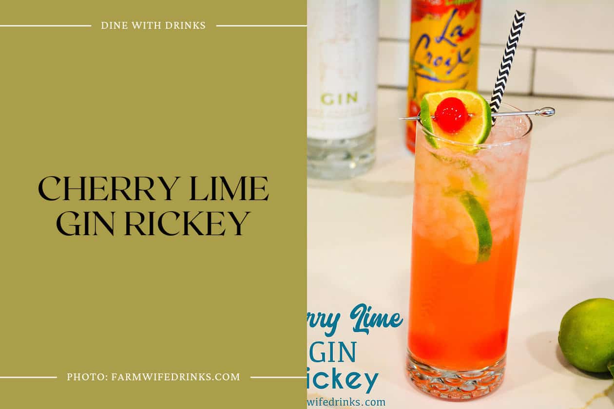 Cherry Lime Gin Rickey