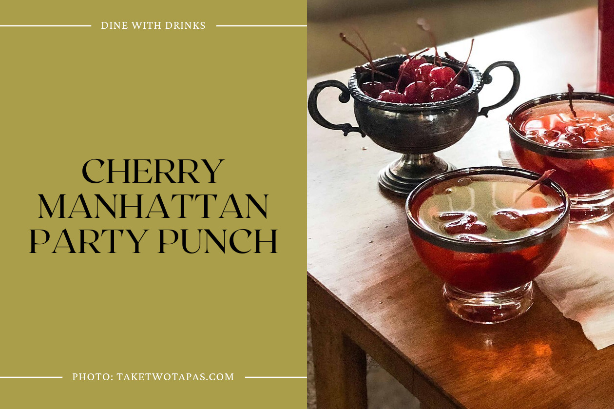 Cherry Manhattan Party Punch