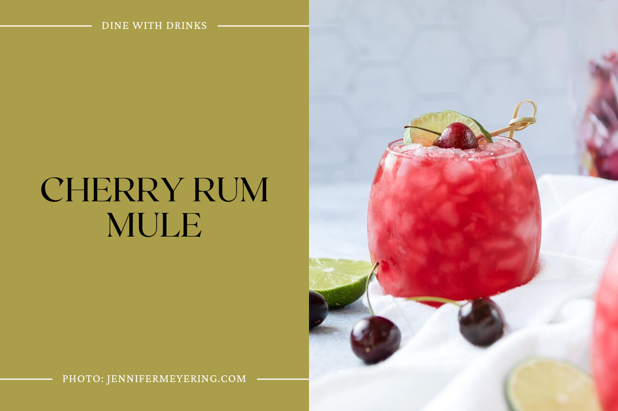 Cherry Rum Mule