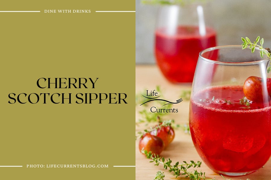 Cherry Scotch Sipper