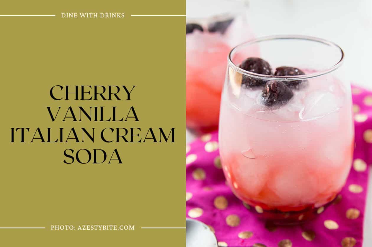 Cherry Vanilla Italian Cream Soda
