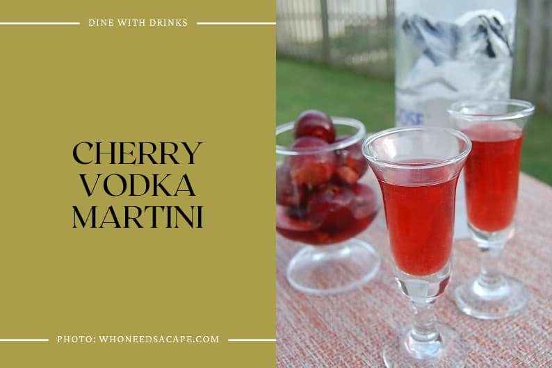 Cherry Vodka Martini