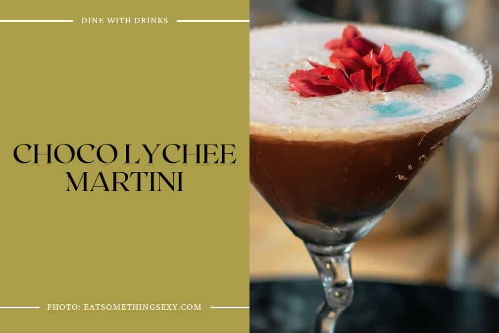 Choco Lychee Martini