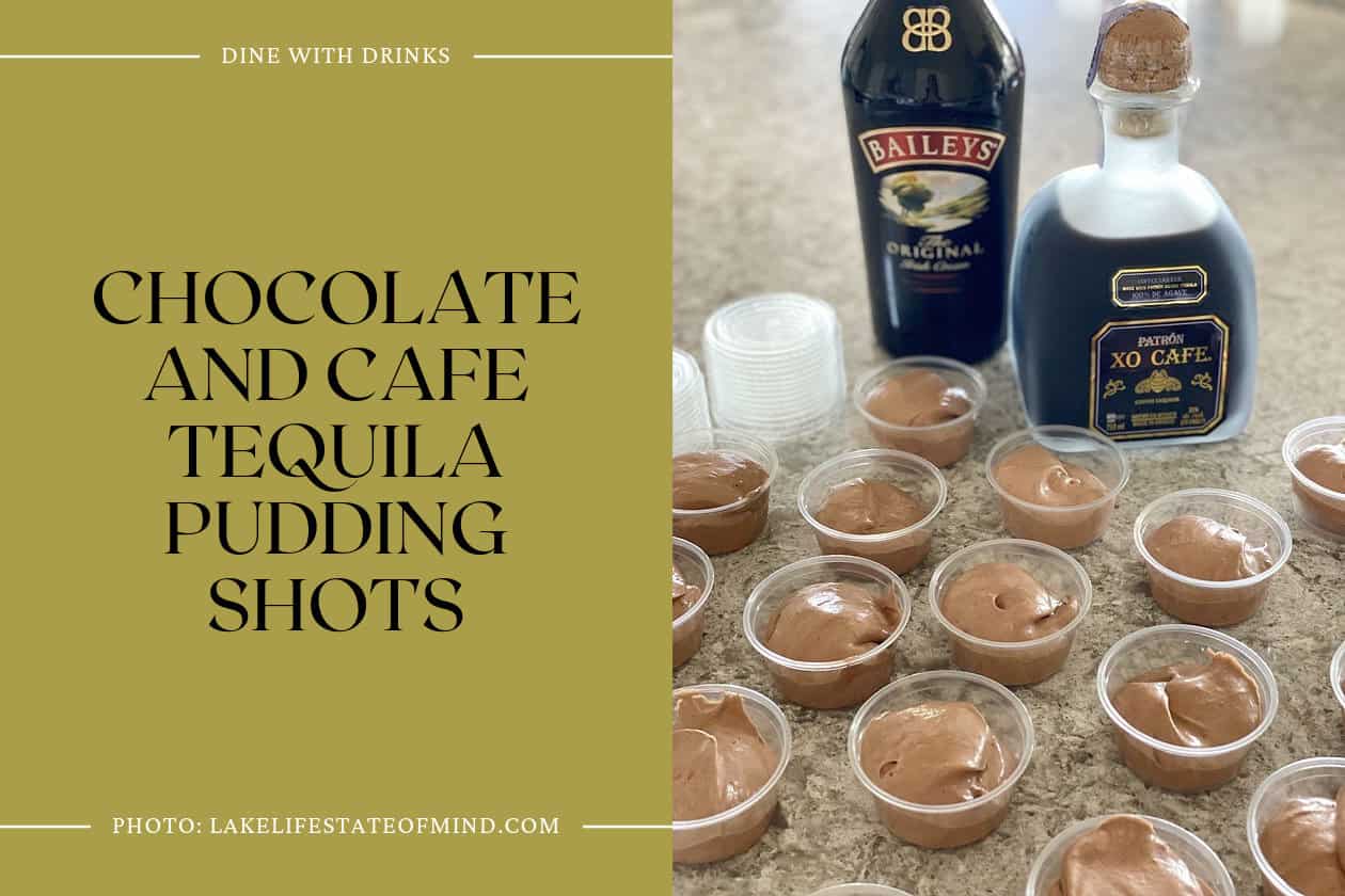 Chocolate And Cafe Tequila Pudding Shots