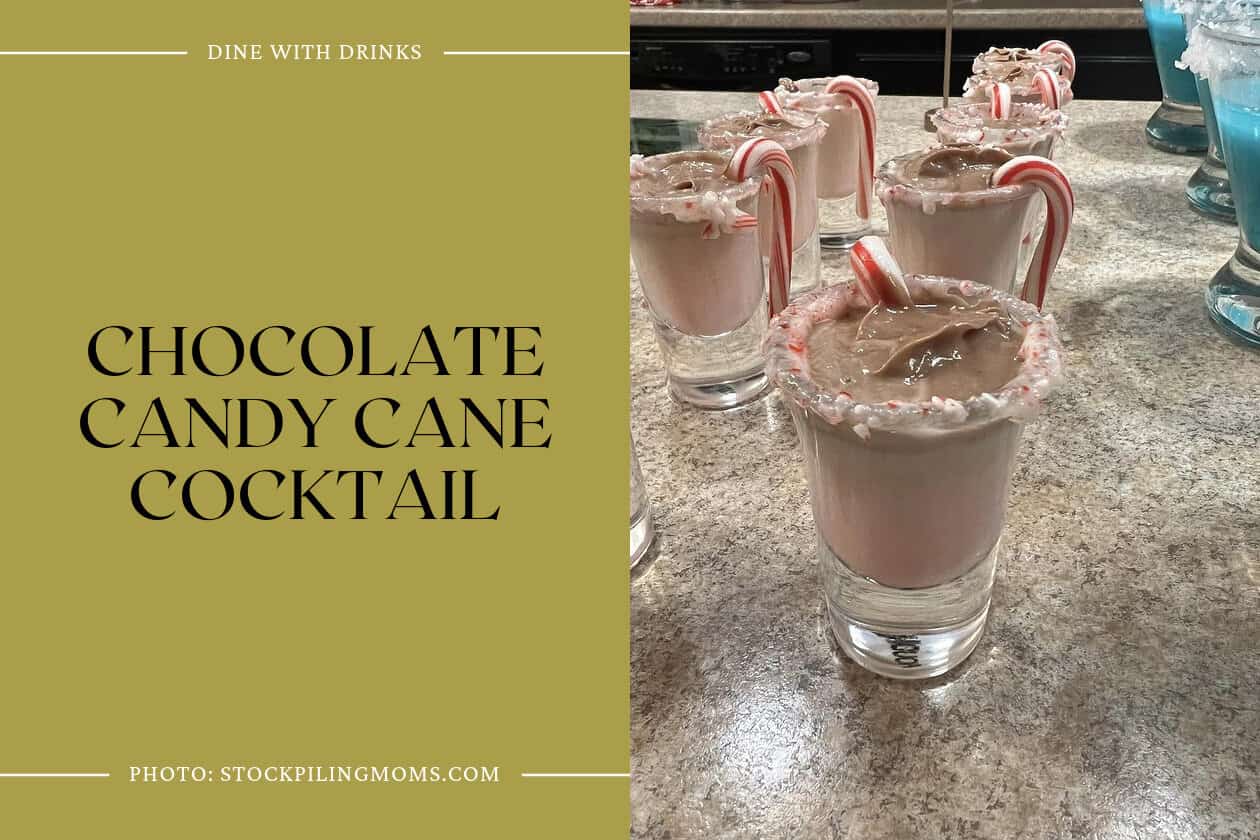 Chocolate Candy Cane Cocktail