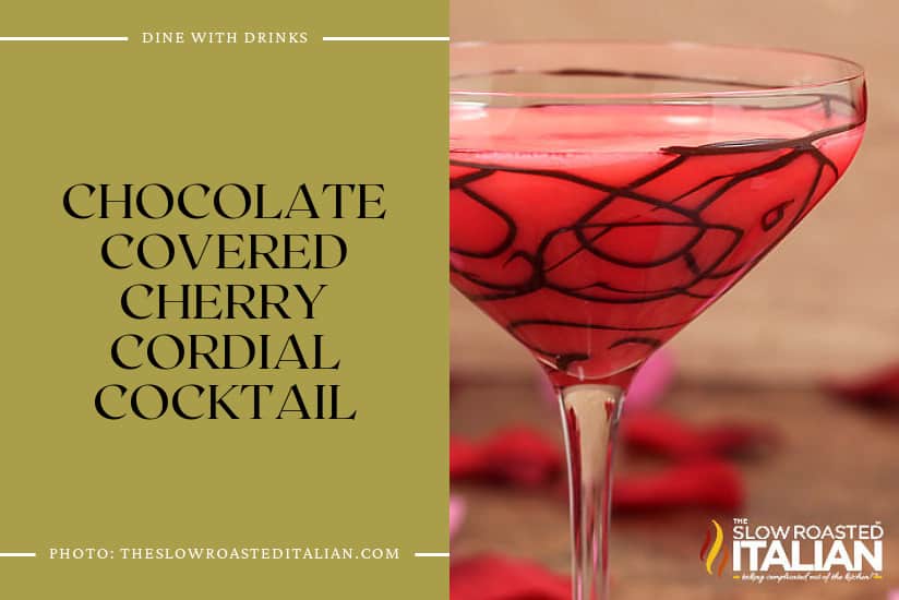 Chocolate Covered Cherry Cordial Cocktail