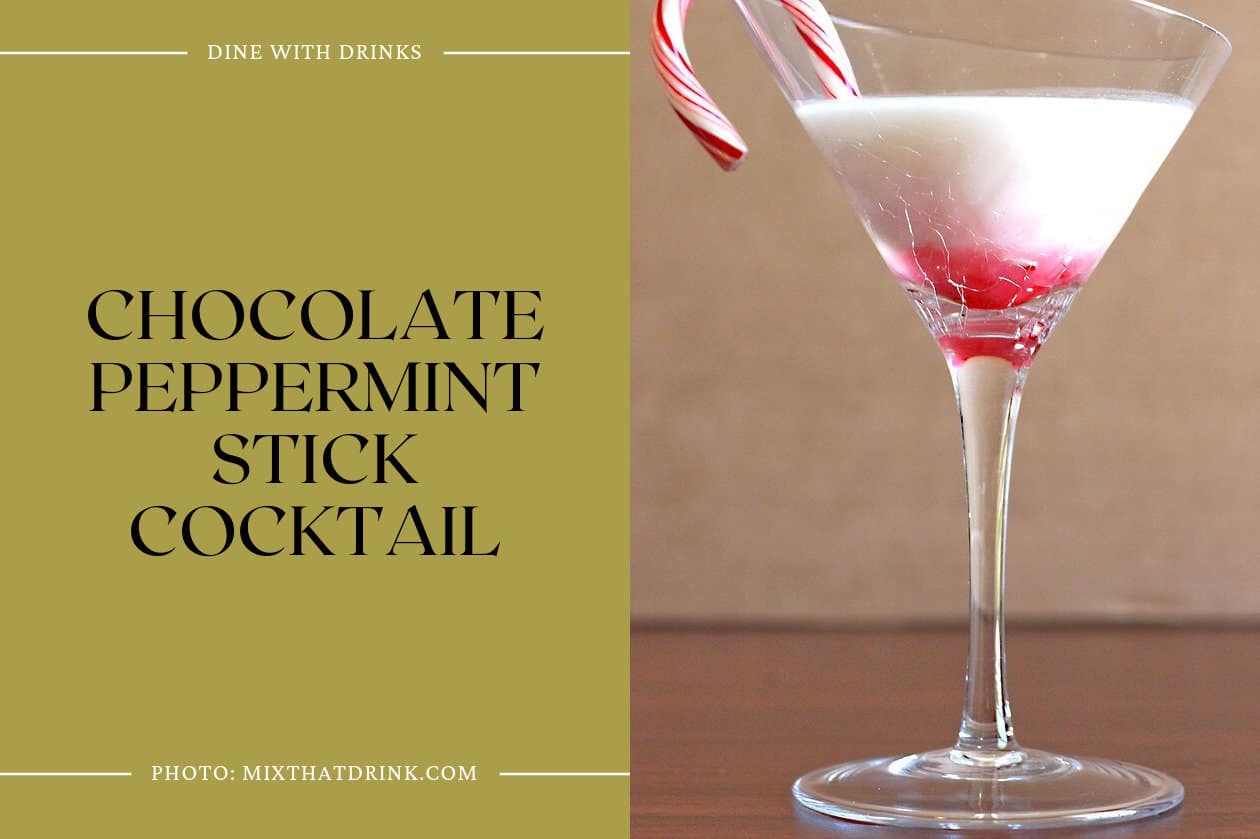 Chocolate Peppermint Stick Cocktail