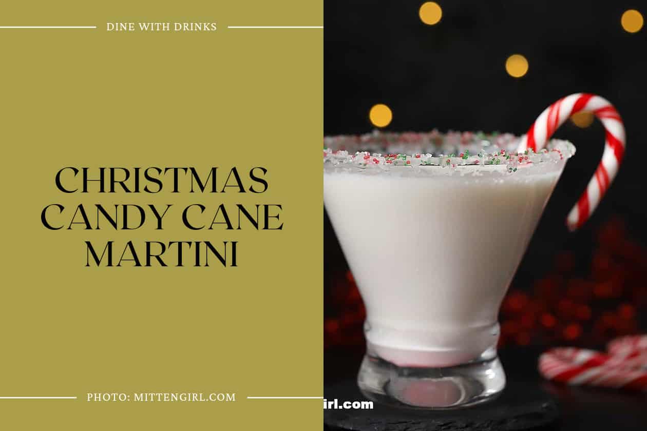 Christmas Candy Cane Martini
